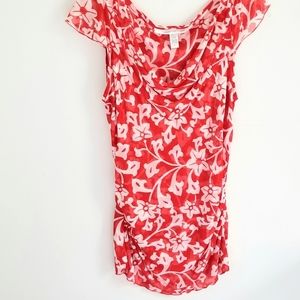 Diane Von Furstenberg silk floral top